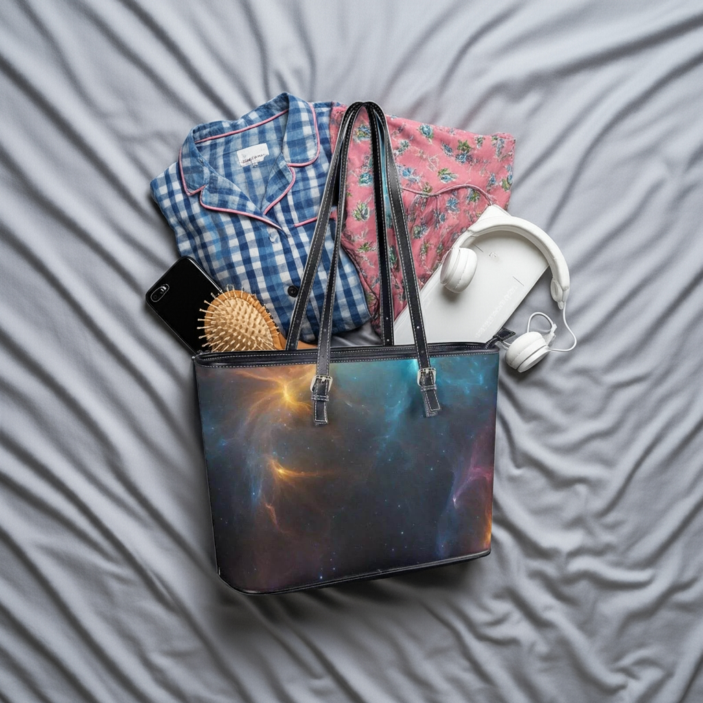 Celestial-Inspired Tote Bag - Stylish Storage