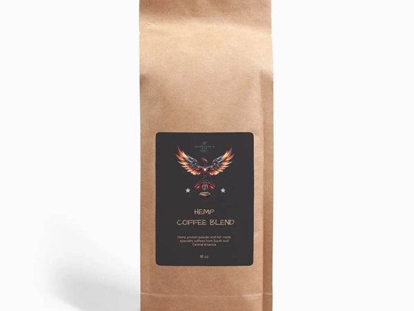 Hemp Coffee Blend - Medium Roast 16oz - Iron Phoenix GHG