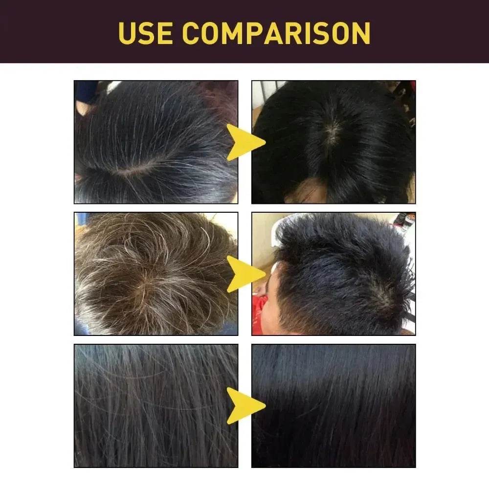 Herbal Hair Dye Shampoo - Dark Brown/Black - Iron Phoenix GHG