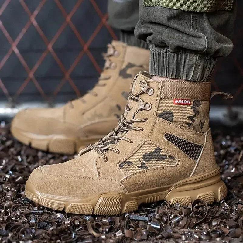 Indestructible Steel Toe Work Boots, Adult Safety - Iron Phoenix GHG