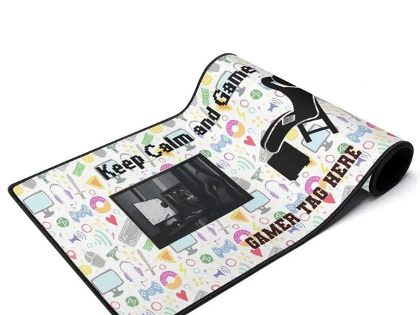 Keep Calm Gaming Desk Mat | Personalized Gamer Mouse Pad - Iron Phoenix GHG