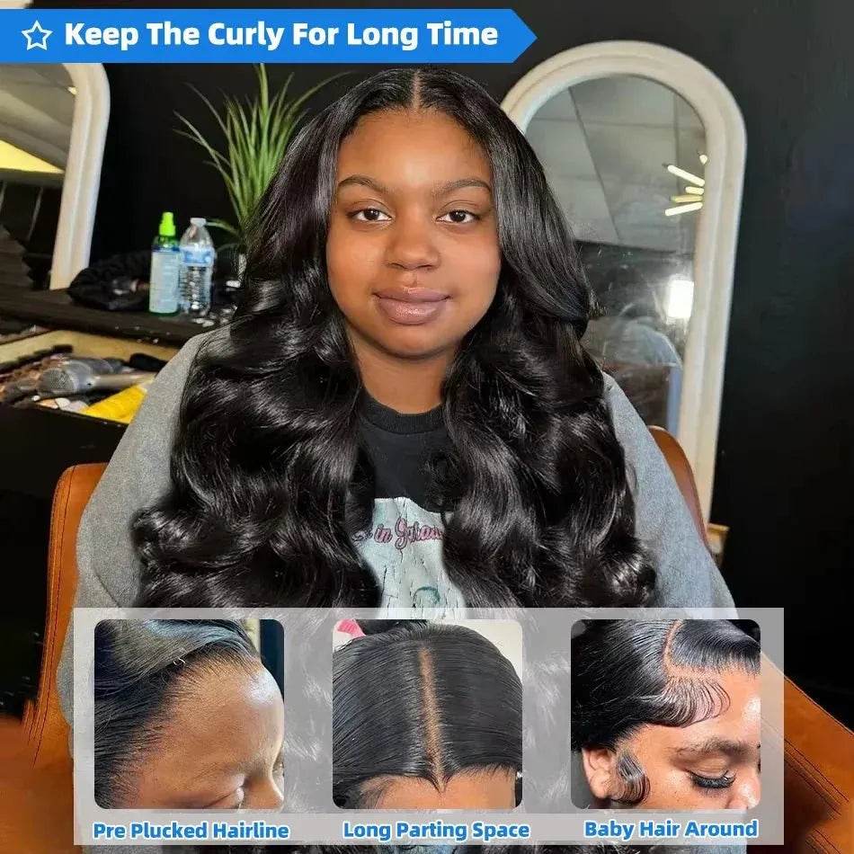 Lace Front Wig Black 40in Body Wave Iron Phoenix GHG 2025 - Iron Phoenix GHG