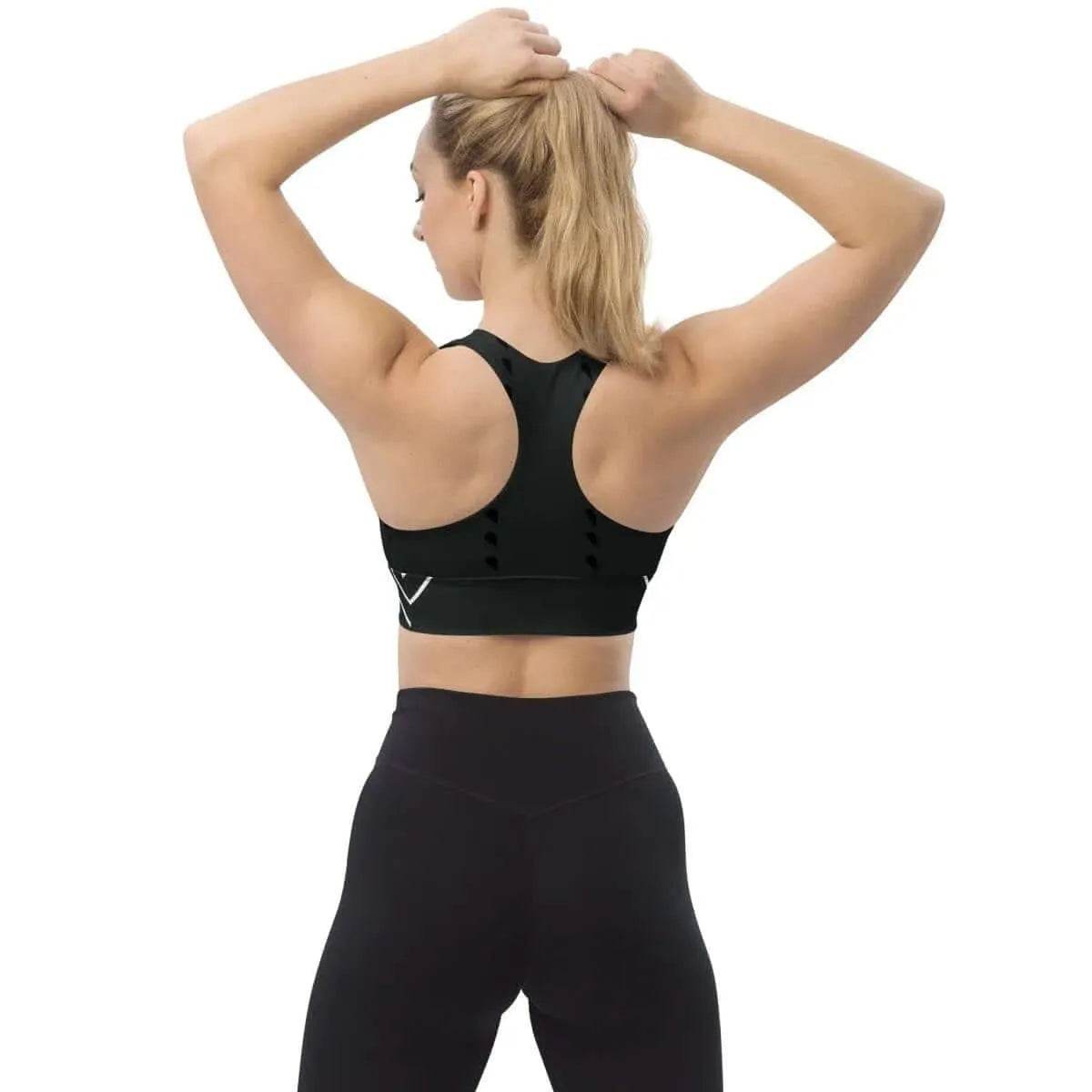 Longline Sports Bra - Supportive & Comfortable Fit - Iron Phoenix GHG