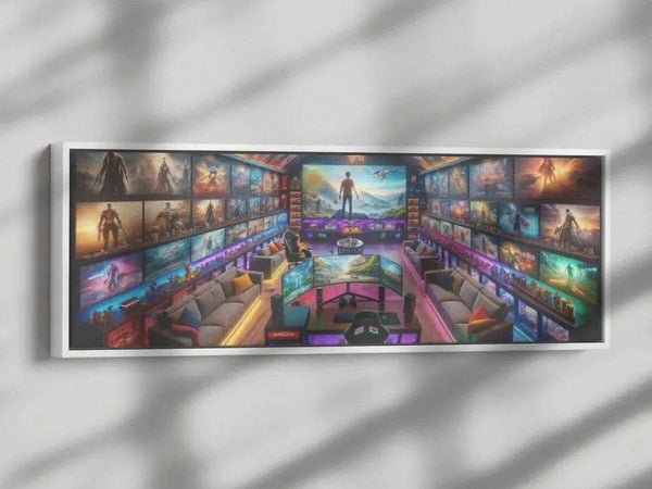 " Gaming Room Dreams" Canvas Art by Shadowseeker | Iron Phoenix GHG - Iron Phoenix GHG
