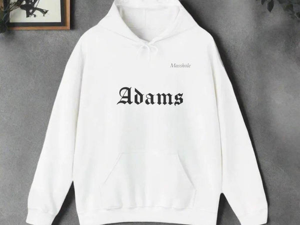 Massachusetts Masshole Adams Hoodie | Iron Phoenix GHG - Iron Phoenix GHG