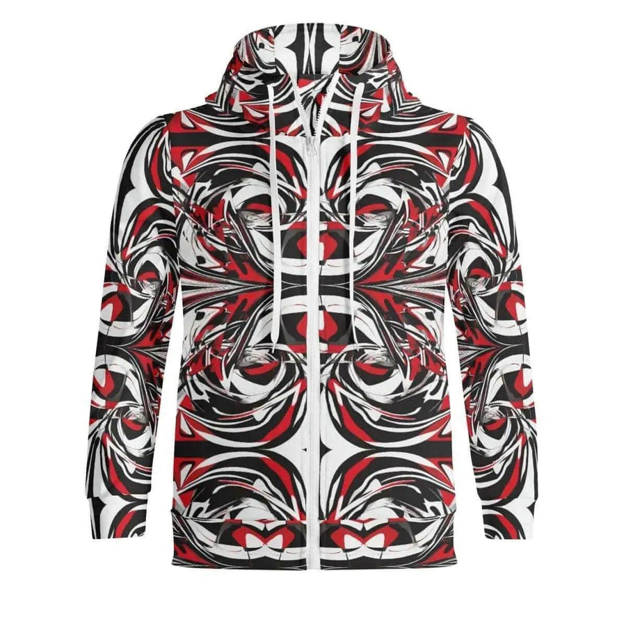 "Abstract Fury" Women's Hoodie |Shadowseeker | Iron Phoenix - Iron Phoenix GHG