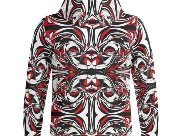 "Abstract Fury" Women's Hoodie |Shadowseeker | Iron Phoenix - Iron Phoenix GHG