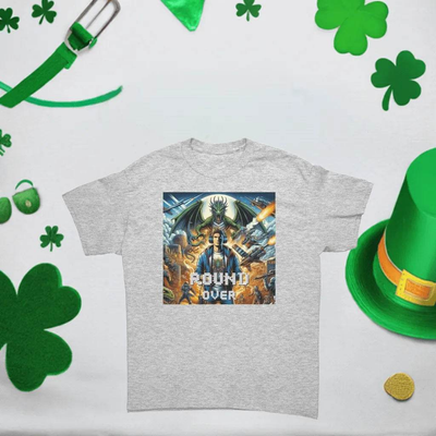 "Round Over" Gamer T-Shirt by Shadowseeker | Iron Phoenix GHG - Iron Phoenix GHG