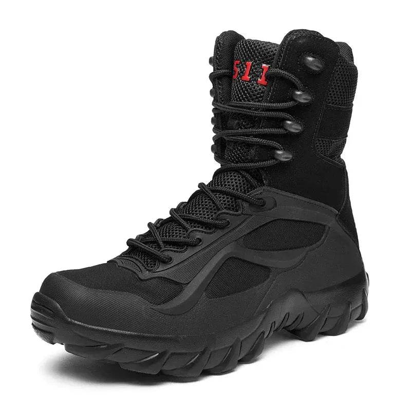 Mens Tactical Boots Lightweight Rugged NonSlip - Iron Phoenix GHG
