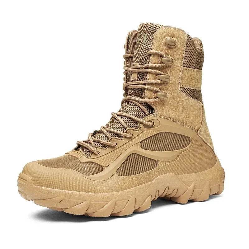 Mens Tactical Boots Lightweight Rugged NonSlip - Iron Phoenix GHG