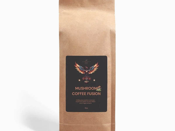 Mushroom Coffee - Chaga & Lion's Mane Blend, Enhanced Focus | Energy - Iron Phoenix GHG