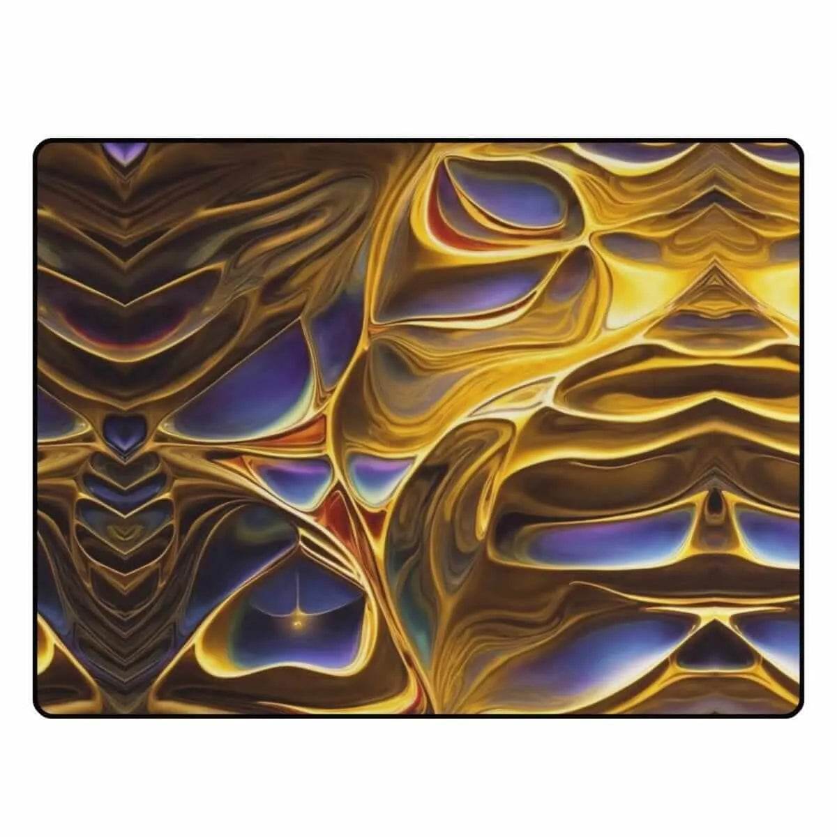 Mystic Aura Crystal Velvet Rug - Cozy Gaming Bliss - Iron Phoenix GHG