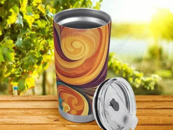 "Cosmic Swirl" Nebula Travel Mug | Iron Phoenix GHG - Iron Phoenix GHG