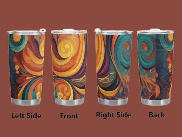 "Cosmic Swirl" Nebula Travel Mug | Iron Phoenix GHG - Iron Phoenix GHG