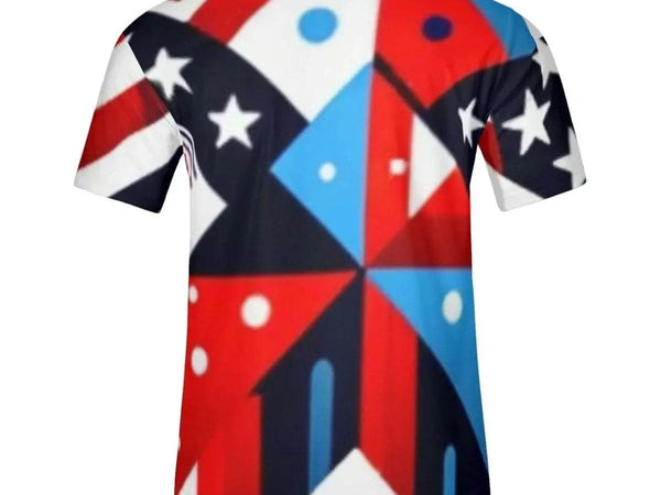Men's Patriotic Baseball Jersey | Iron Phoenix GHG - Iron Phoenix GHG