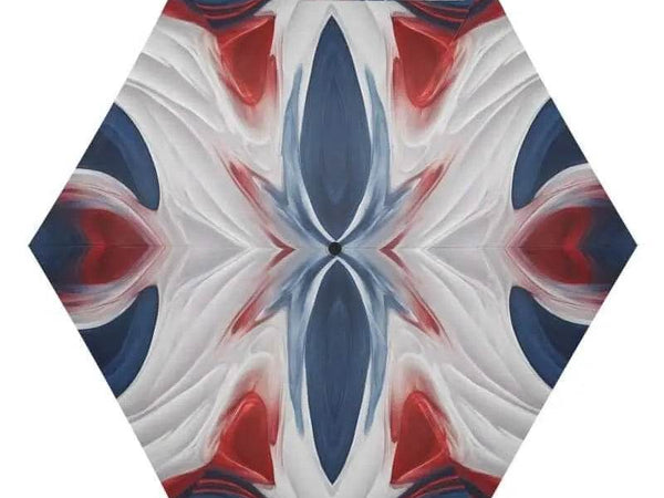 "Patriotic Swirl" Automatic Umbrella | Iron Phoenix GHG - Iron Phoenix GHG