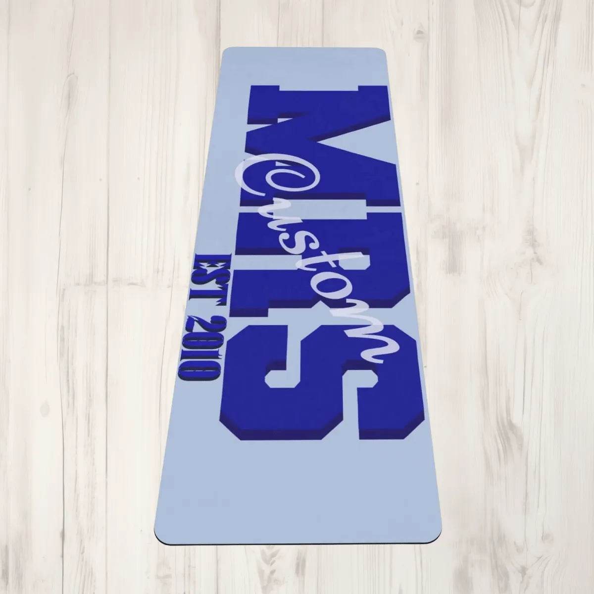 Personalized Love Story Yoga Mat - Iron Phoenix GHG