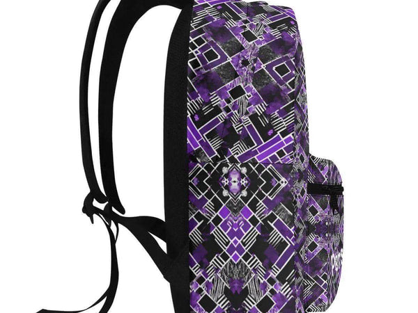 Custom Purple Backpack | Personalized Gamer School Bag - Iron Phoenix GHG