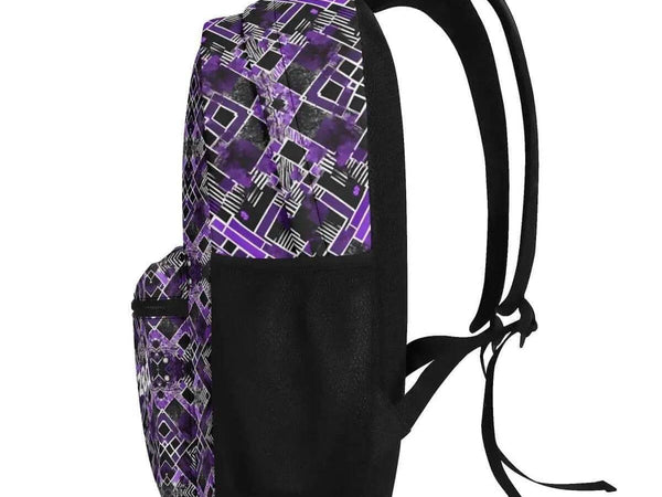 Custom Purple Backpack | Personalized Gamer School Bag - Iron Phoenix GHG