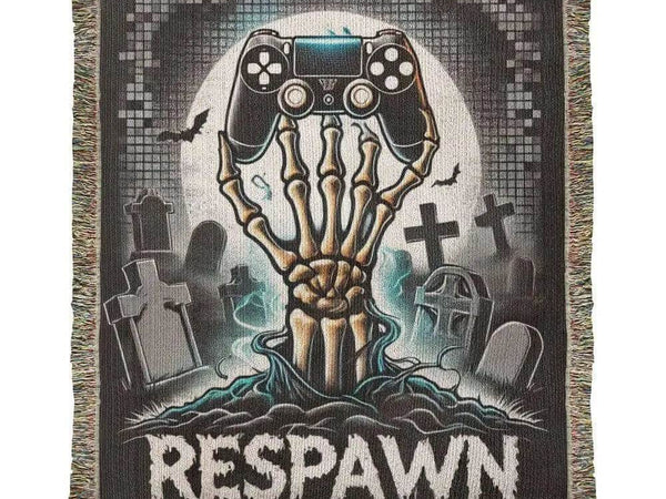 Respawn of the Dead Woven Gamer Blanket - Iron Phoenix GHG