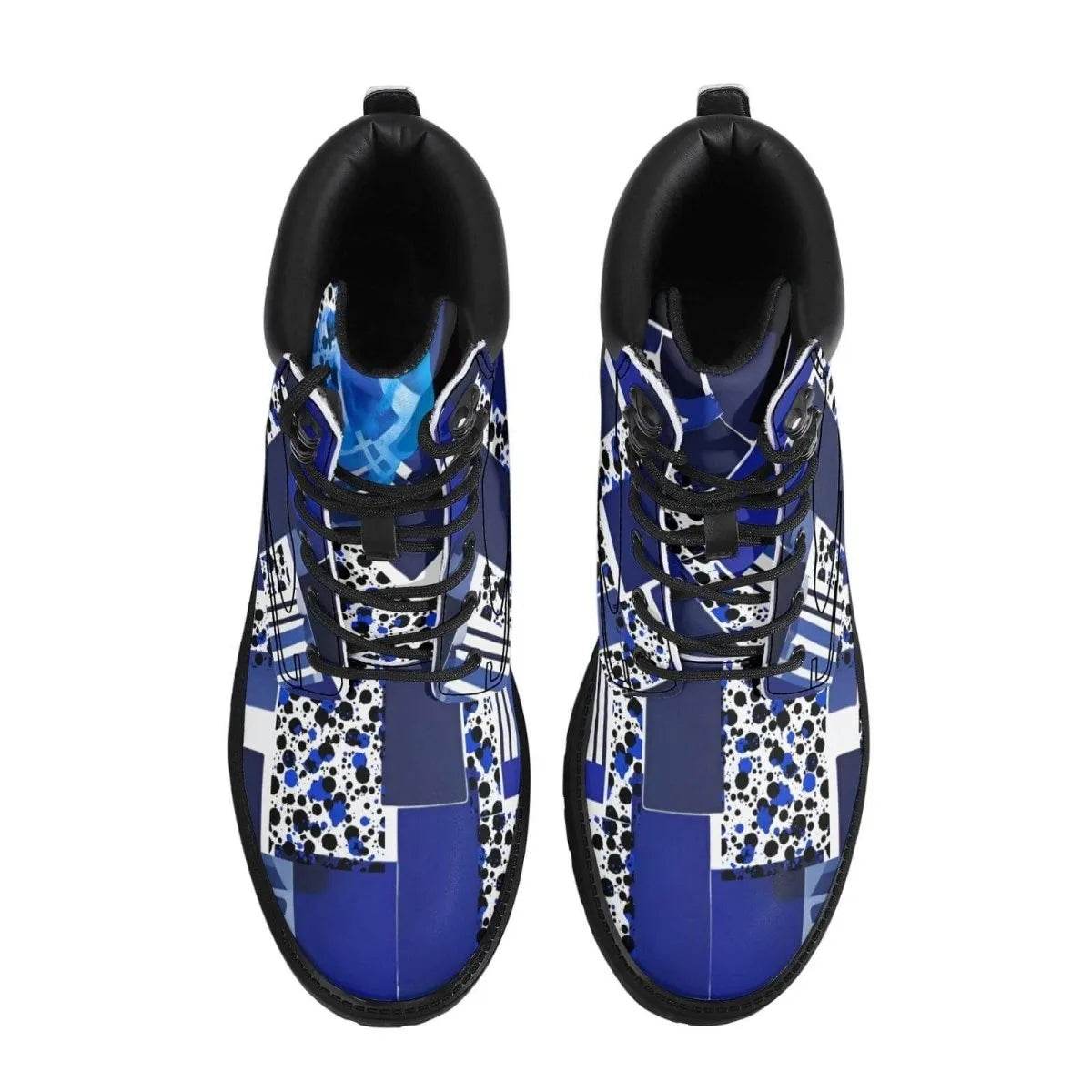 Purple Block Boots - Gaming, Sports & Calm Style - Iron Phoenix GHG