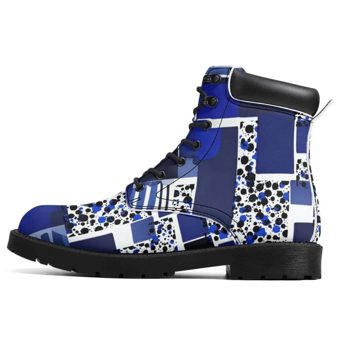 Purple Block Boots - Gaming, Sports & Calm Style - Iron Phoenix GHG