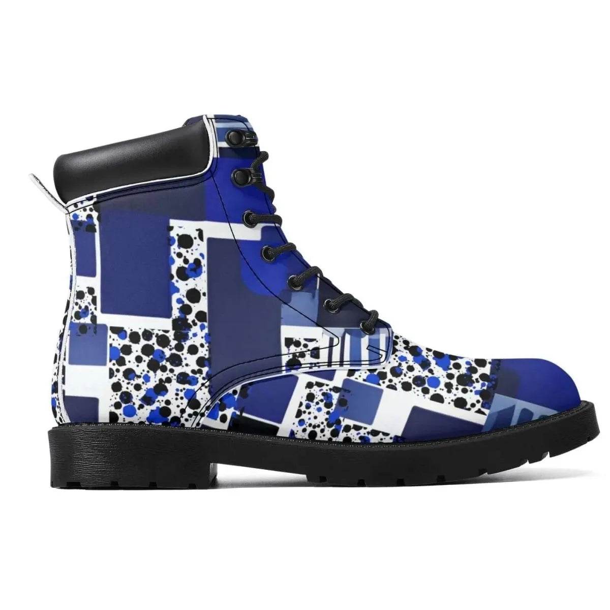Purple Block Boots - Gaming, Sports & Calm Style - Iron Phoenix GHG
