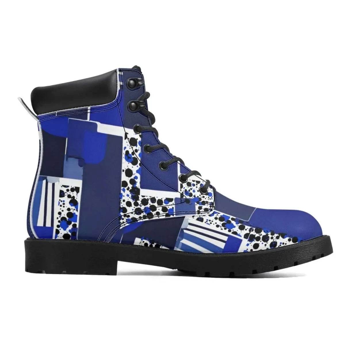 Purple Block Boots - Gaming, Sports & Calm Style - Iron Phoenix GHG