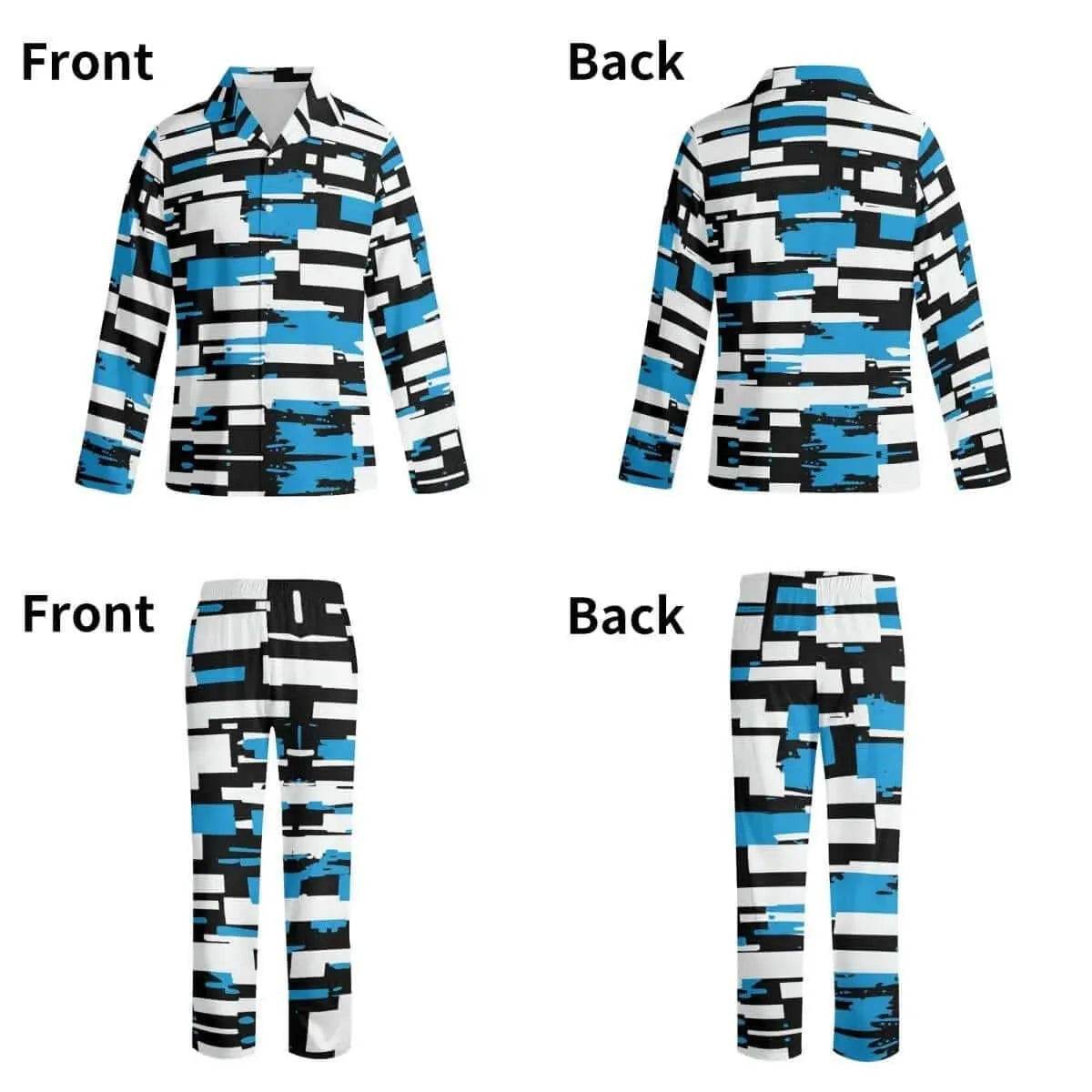 Retro Splatter Print Pajama Set - Cozy Fall - Iron Phoenix GHG