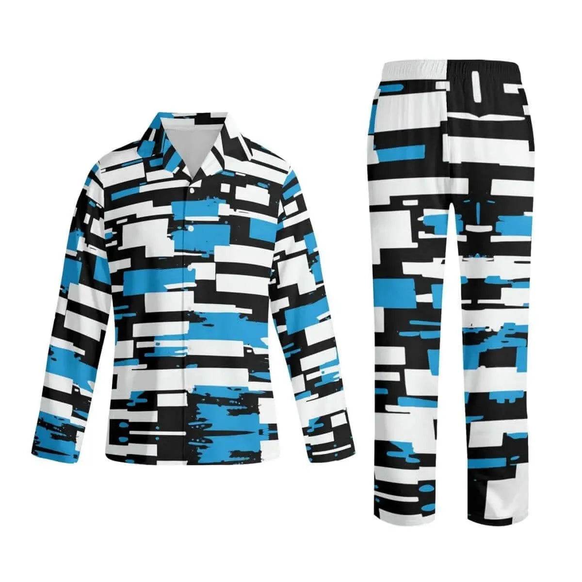 Retro Splatter Print Pajama Set - Cozy Fall - Iron Phoenix GHG