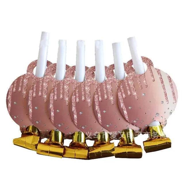 Rose Gold Party Tableware Set - Eco Gamer Party Gear - Iron Phoenix GHG