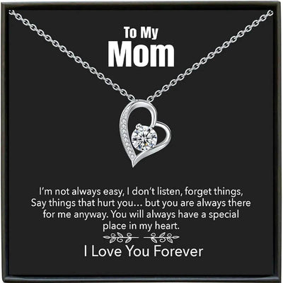 Sentimental Gift Necklace for Her | Custom Heart Pendant - Iron Phoenix GHG