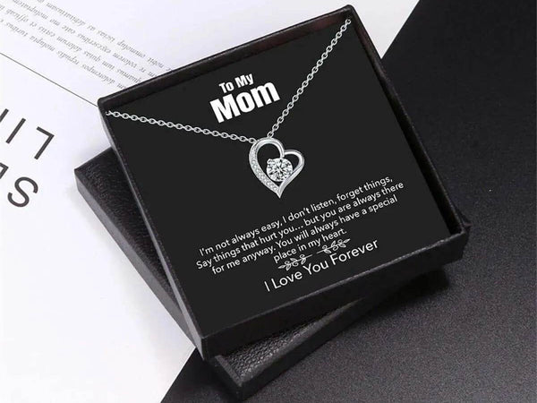 Sentimental Gift Necklace for Her | Custom Heart Pendant - Iron Phoenix GHG