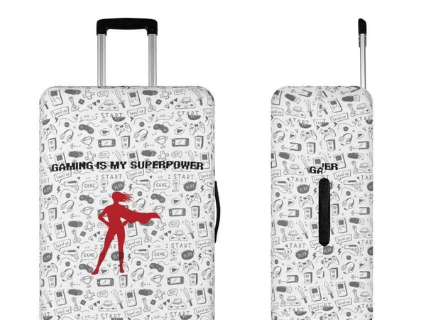 Gaming Superpower Luggage Cover | Superhero Gamer Gift - Iron Phoenix GHG
