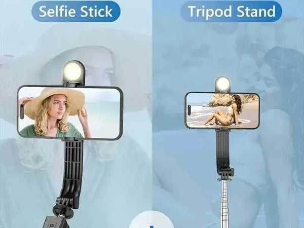 Selfie Stick Tripod - 76cm Extension, Wireless Remote, Eco-Friendly - Iron Phoenix GHG
