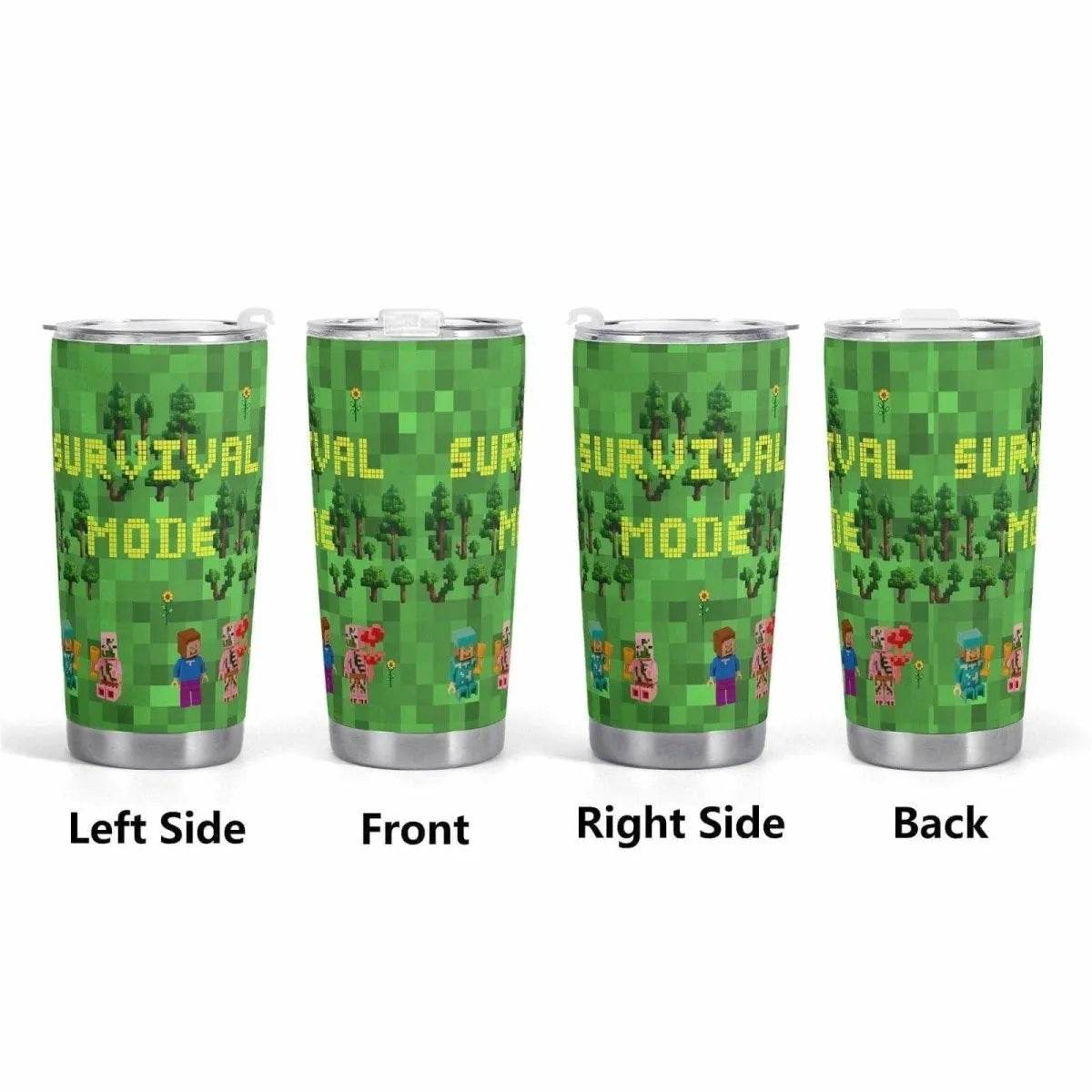 Travel Mug for Gamers - Survival Mode Car Cup Perfect Epic Gaming Gift - Iron Phoenix GHG