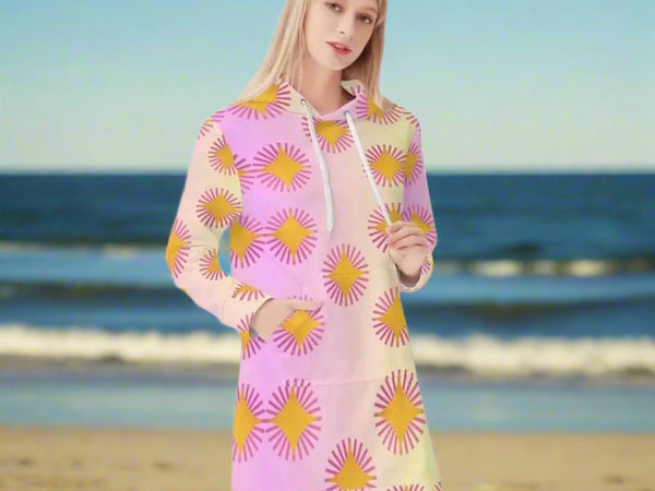 "Cosmic Sprite" Celestial Hoodie Dress | Iron Phoenix GHG - Iron Phoenix GHG