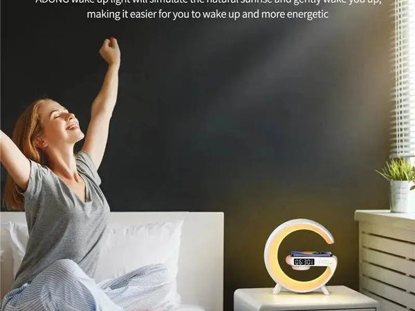 Wireless Charger - 15W Eco Speaker RGB Clock | 2025 - Iron Phoenix GHG