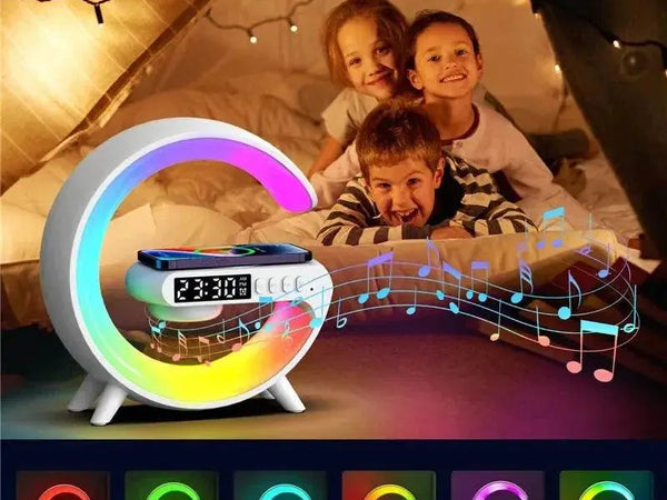 Wireless Charger - 15W Eco Speaker RGB Clock | 2025 - Iron Phoenix GHG