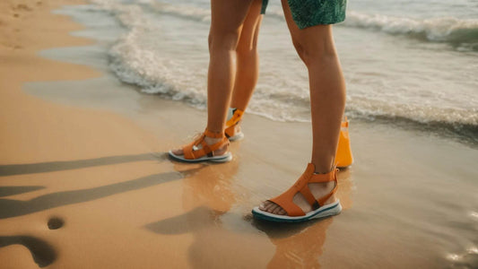 Swim at the Beach in Style: Water-Friendly Sandals and Versatile Adventure Sneakers - Iron Phoenix GHG