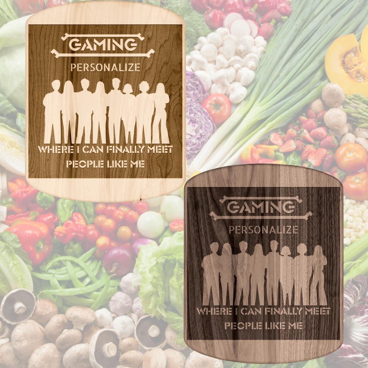 "Gamer Community" Personalized Cutting Board| Iron Phoenix GHG - Iron Phoenix GHG