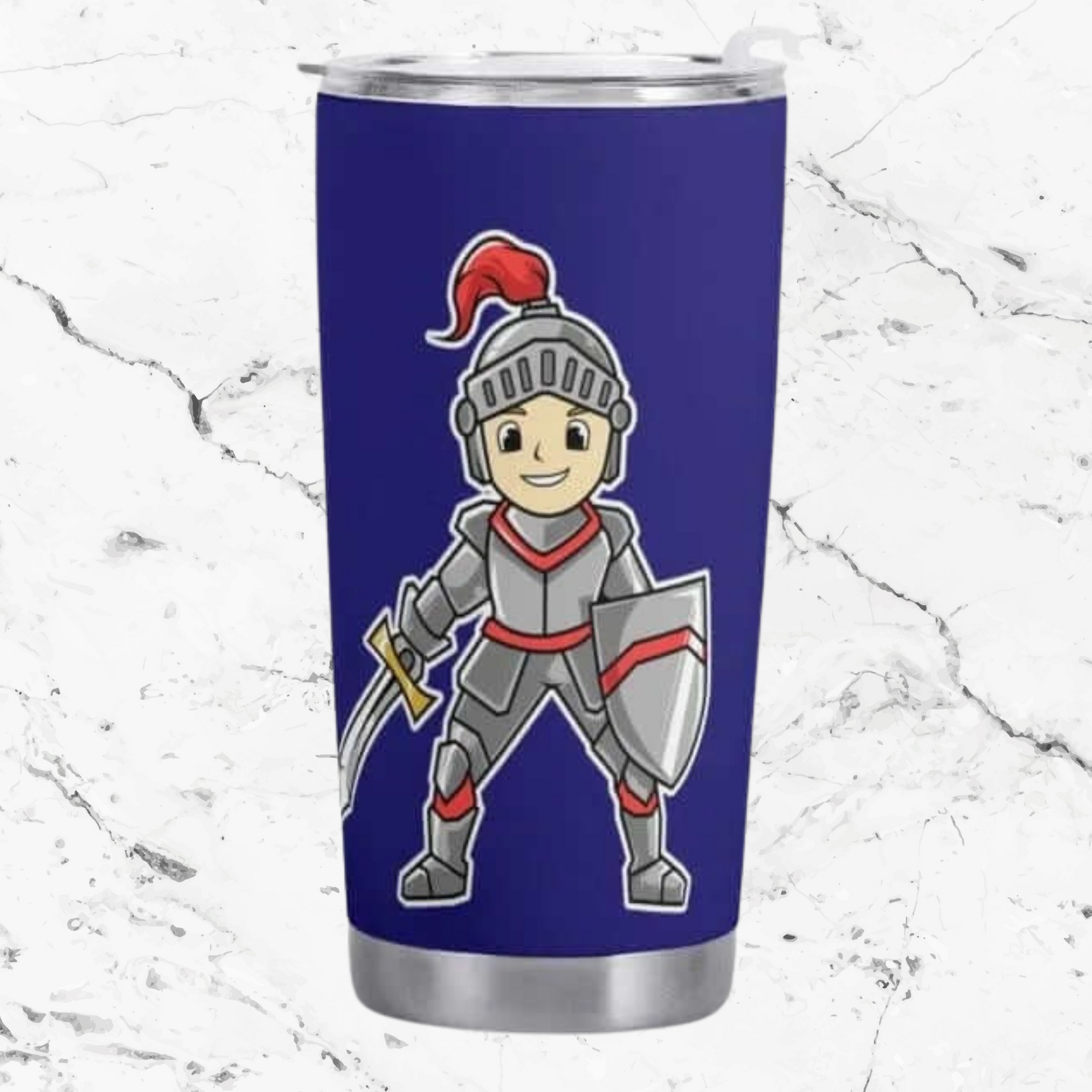 Adorable Knight Car Cup