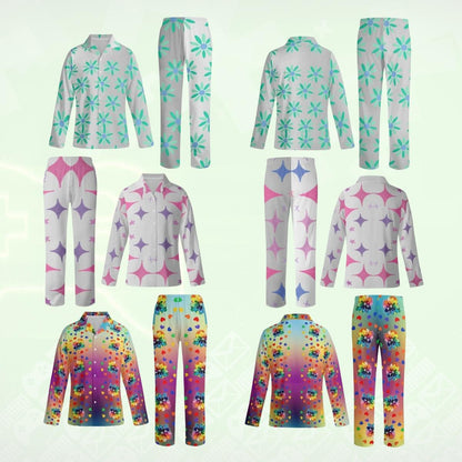 "Teal Floral" Pajama Set by Shadowseeker | Iron Phoenix GHG
