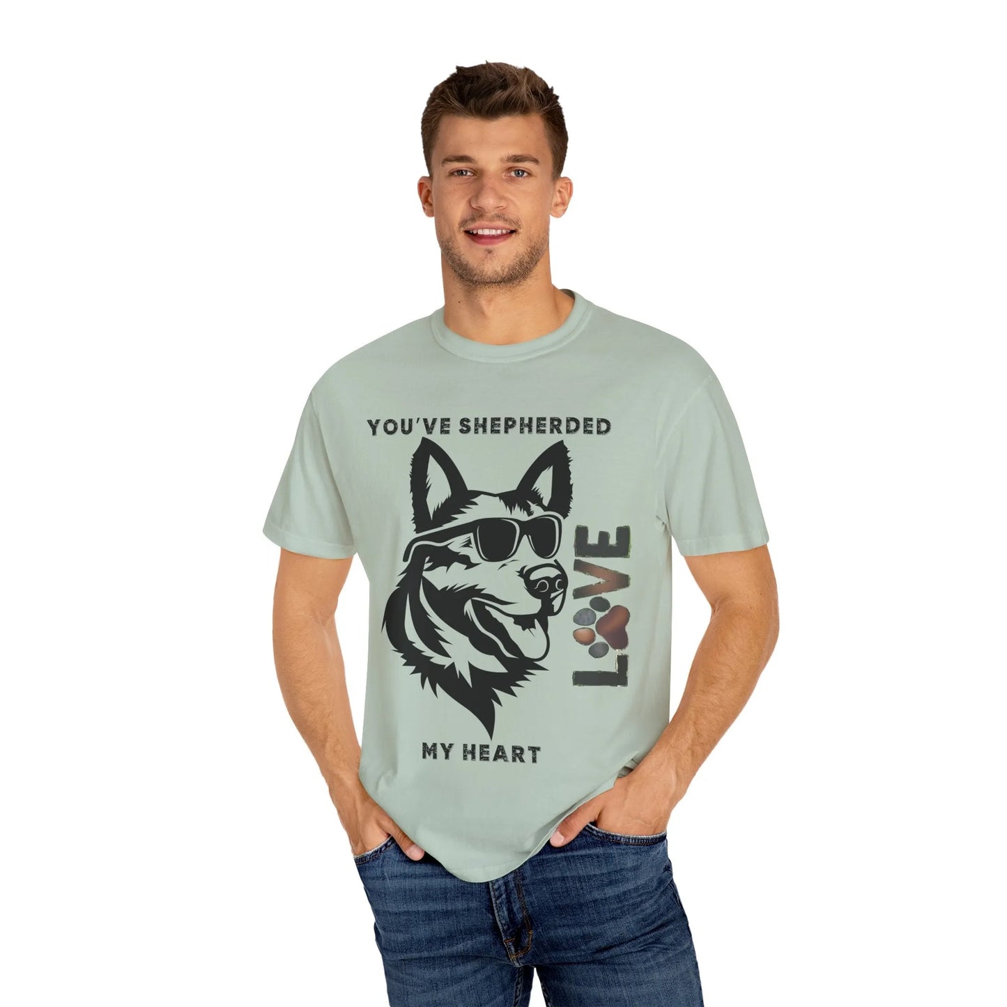 Cute Dog Lover T-shirt, Unisex Love T-shirt, Gift for Dog Owners, Custom Pet Shirt, Funny Dog Lovers Apparel
