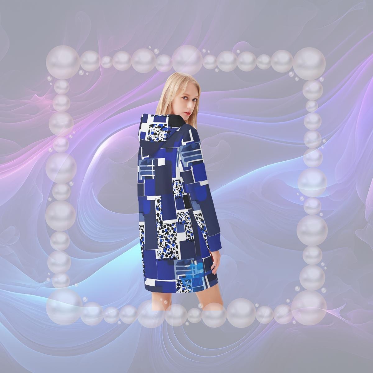 Geometric Print Hoodie Dress (4 Styles)| Iron Phoenix GHG - Iron Phoenix GHG