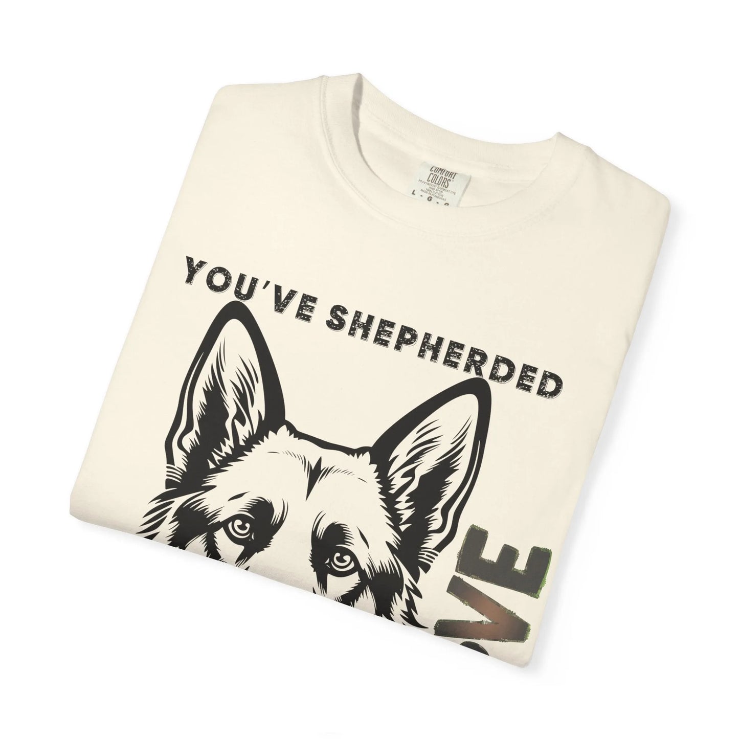 Shepherd Dog Love T-Shirt, Unisex Gift for Dog Lovers, Pet Adoption Support, Heartwarming Canine Apparel, Casual Everyday Wear