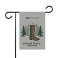 Funny Garden Banner - 'Not Bigfoot...' - Outdoor Decor - Image 3