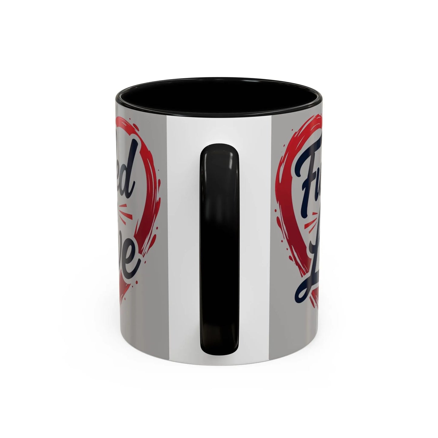 Fueled by Love Coffee Mug - Perfect for Gifts, Romantic Mug, Wedding Gift, Anniversary, Coffee Lovers, Heart Design