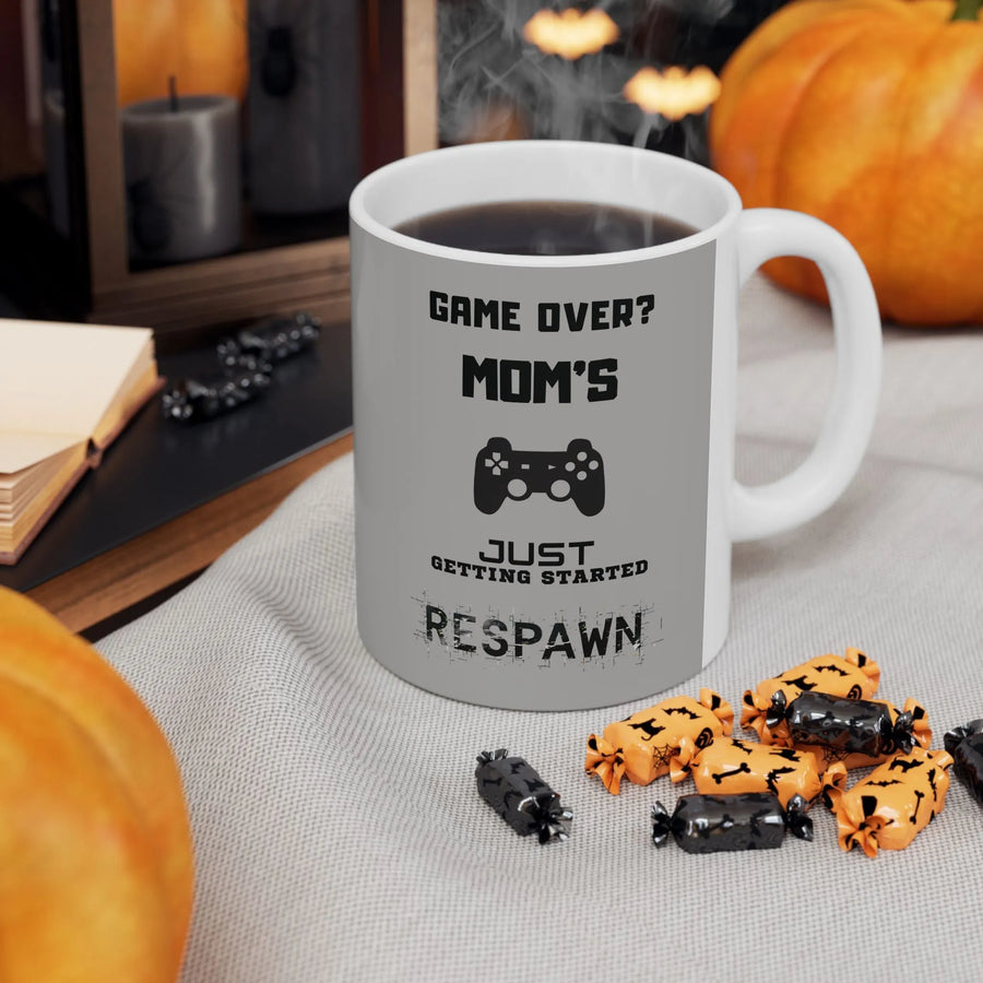 Gamer Mom Mug - "Game Over, Mom's Just Getting Started" - Mother's Day Gift - Iron Phoenix GHG