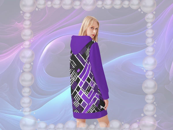 Geometric Print Hoodie Dress (4 Styles)| Iron Phoenix GHG